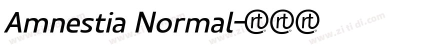 Amnestia Normal字体转换 Amnestia Normal字体转换